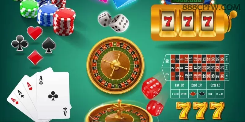 Imagem promocional de todos os jogos da 888cpf